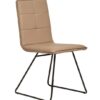 Silla Eva polipiel camel I-5841-ML