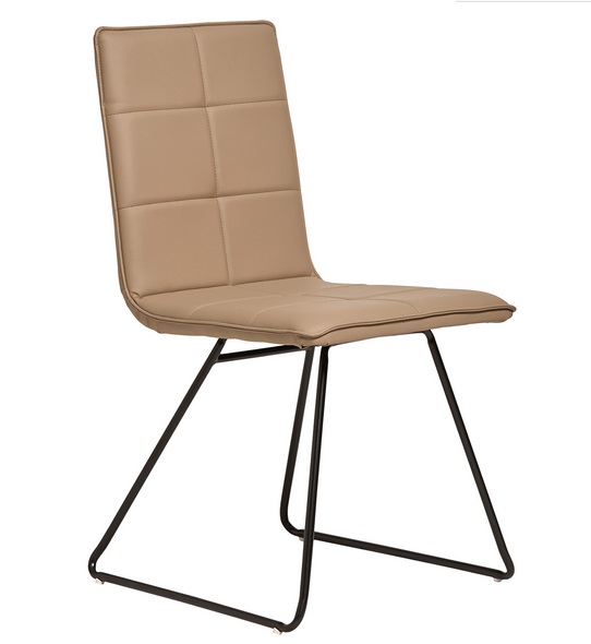 Silla Eva polipiel camel I-5841-ML