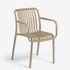 Silla de exterior Edem polipropileno beige