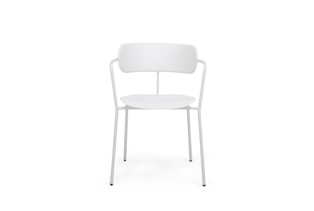 Silla de diseño Fox prolipropileno blanco