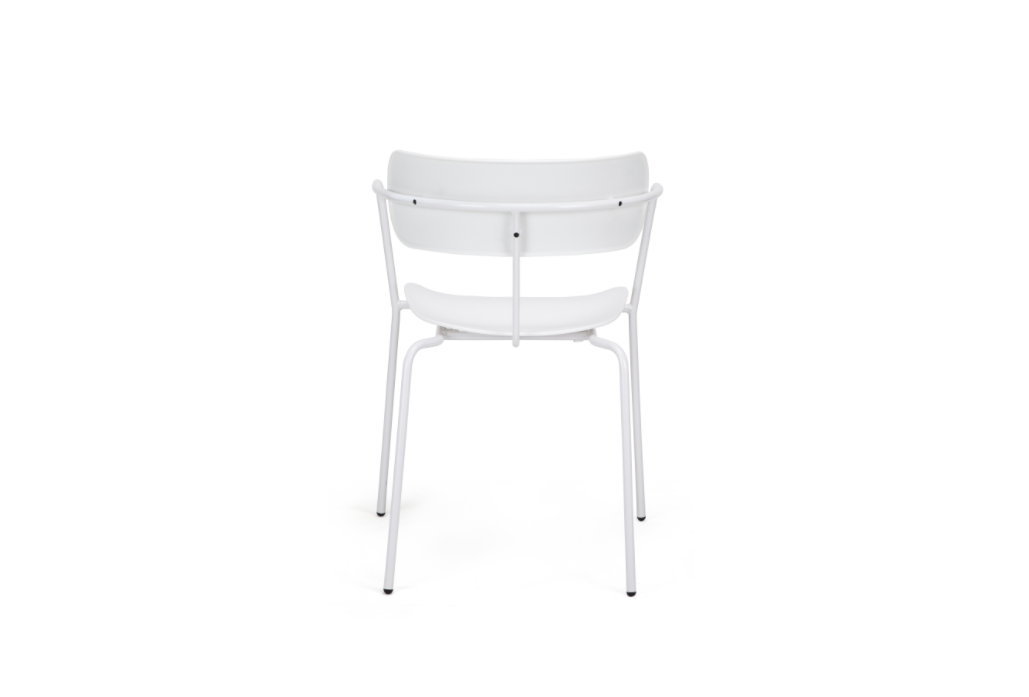 Silla de diseño Fox prolipropileno blanco