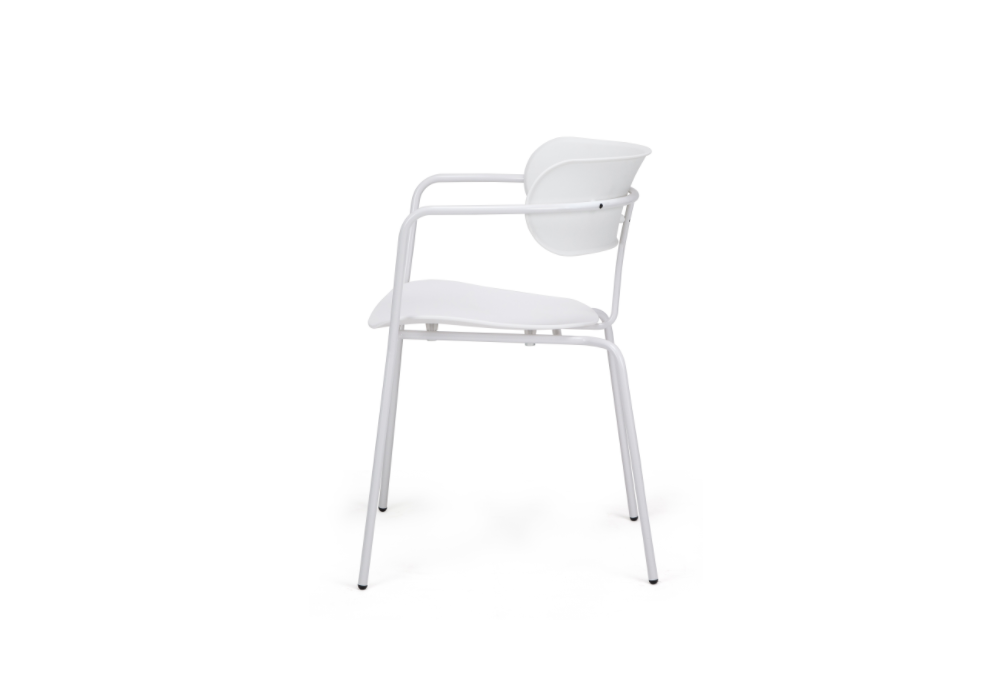 Silla de diseño Fox prolipropileno blanco