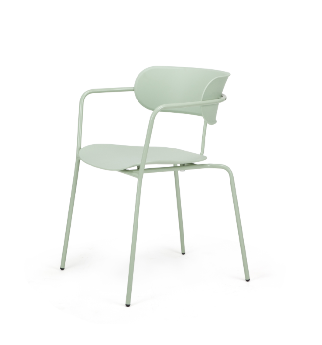 Silla de diseño Fox prolipropileno verde