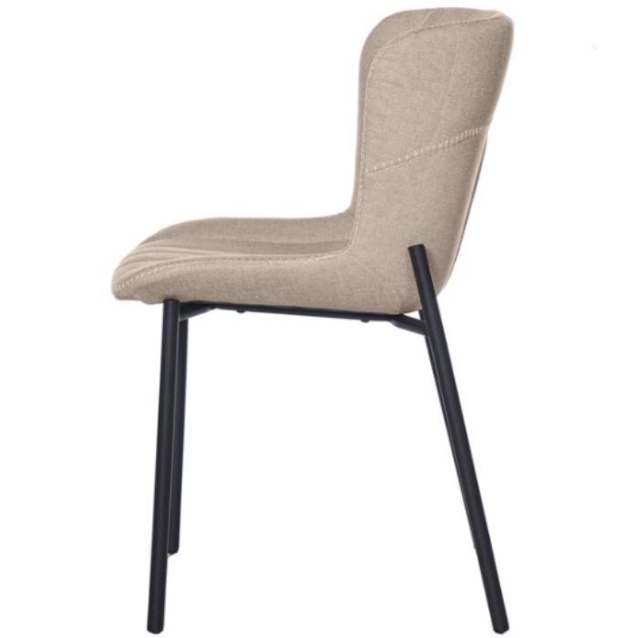 Silla Gianna tapizado beige