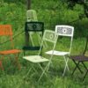 Silla jardin plegable hierro Gala Verde Bosque