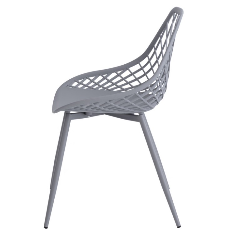 Silla Josie polipropileno gris