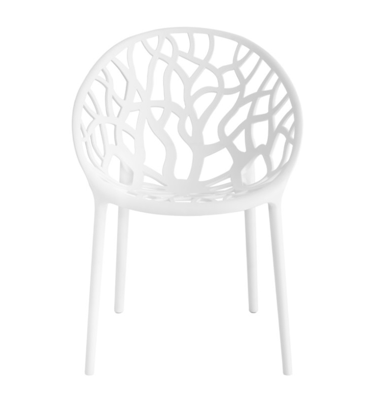 Silla Kiara polipropileno blanco