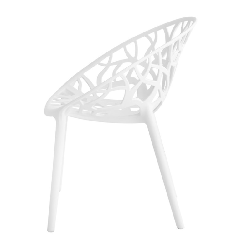 Silla Kiara polipropileno blanco