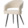 Silla Kora tapizado beige