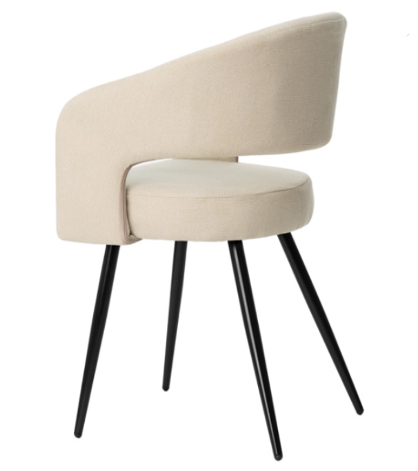 Silla Kora tapizado beige