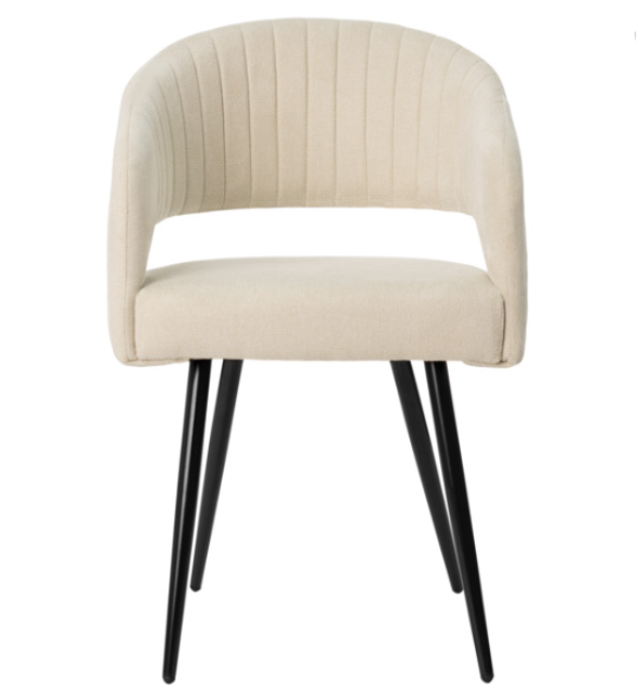 Silla Kora tapizado beige