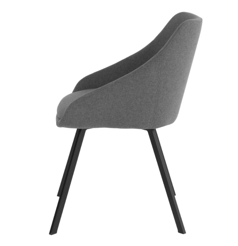 Silla Lanna color gris oscuro