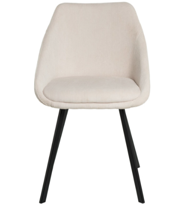 Silla Macie tapizado beige