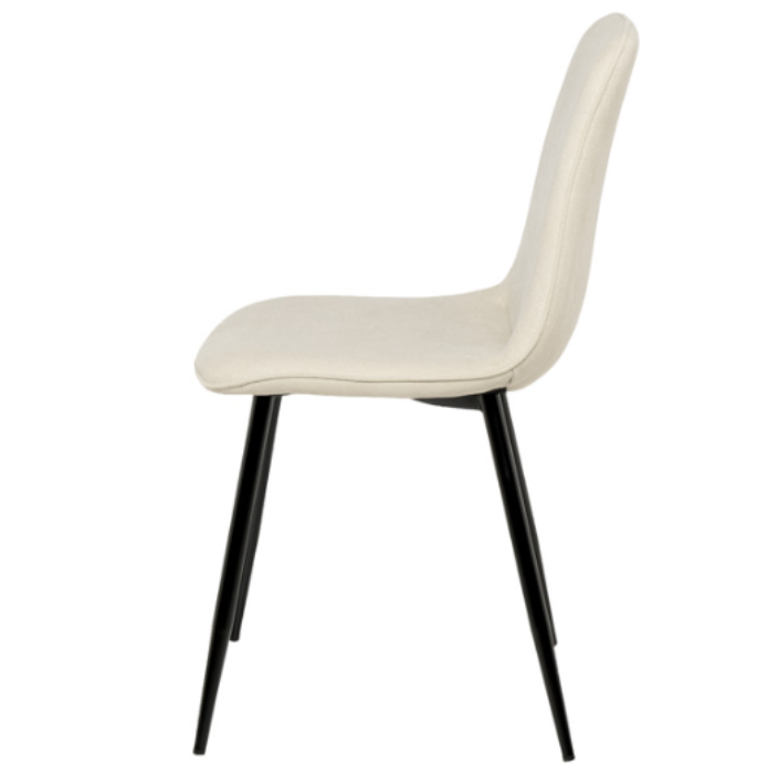 Silla Marleen tapizado beige