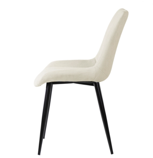 Silla Mila tapizado beige