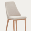 Silla nau nordica chenilla beige