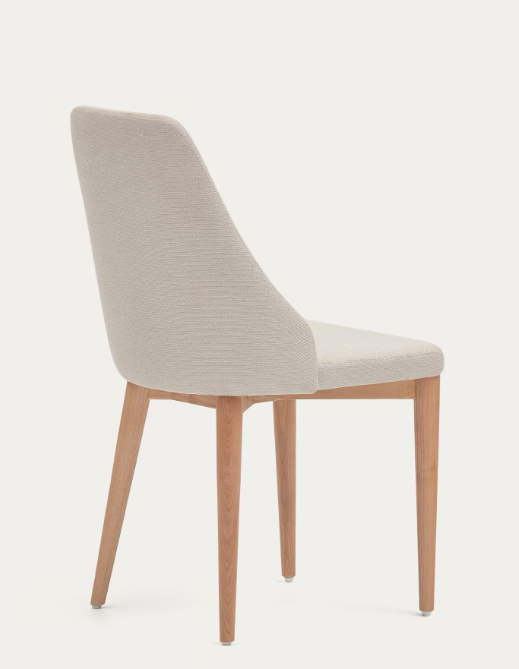 Silla nau nordica chenilla beige