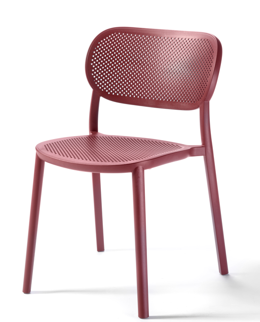 Silla Nuta tecnopolímero rojo