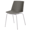 Silla Frida polipropileno gris