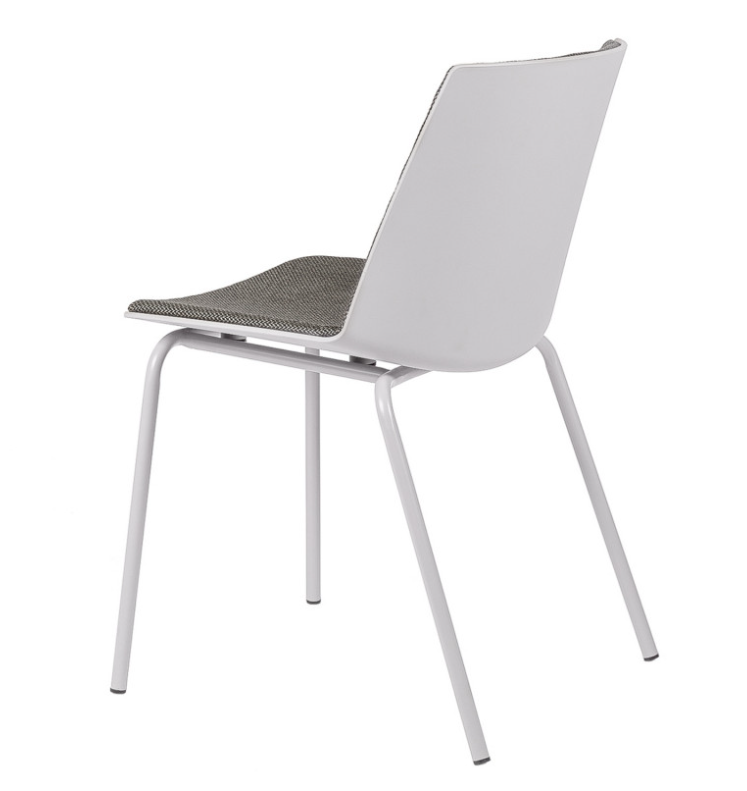 Silla Frida polipropileno gris