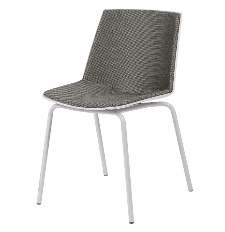 Silla Frida polipropileno gris