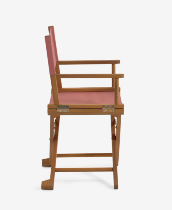 Silla plegable Cuba madera maciza acacia color terracota