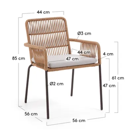 Silla Rodos beige