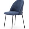 Silla curva tela azul DC-651