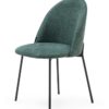 Silla curva tela verde DC-651