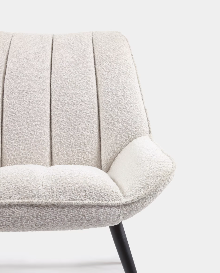 Sillón Loewe de borreguito blanco