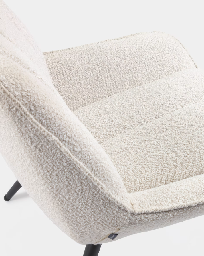 Sillón Loewe de borreguito blanco