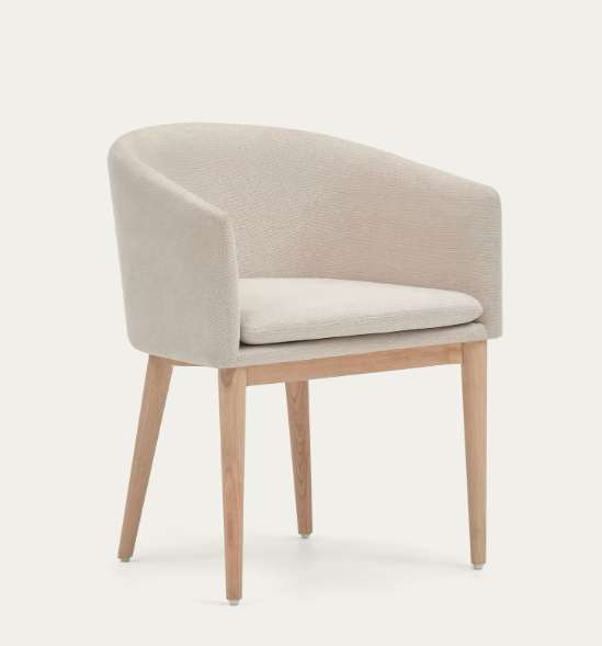 Sillon seu nordico chenilla beige