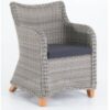 Sillon terraza rattan gris Barbados