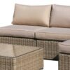 Sofa modulo central lounge rattan natural Kaui