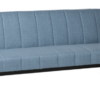 Sofa cama Madrid  tapizado en color azul 3 plazas