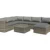 Sofa modular Lounge rattan color gris Maui