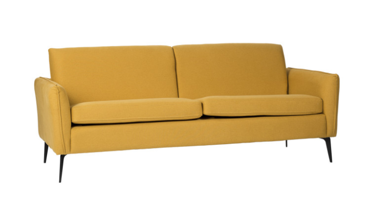 Sofa New York  tapizado en color mostaza