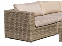 Sofa esquinero lounge rattan natural Kaui