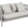 Sofa terraza cuerda gris 2 plazas Neptuno 171 cm