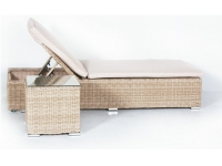 Mesa auxiliar rattan natural Kaui