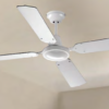 Ventilador de techo Eclectic blanco con mando a distancia