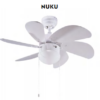 Ventilador de techo con luz Nuku blanco