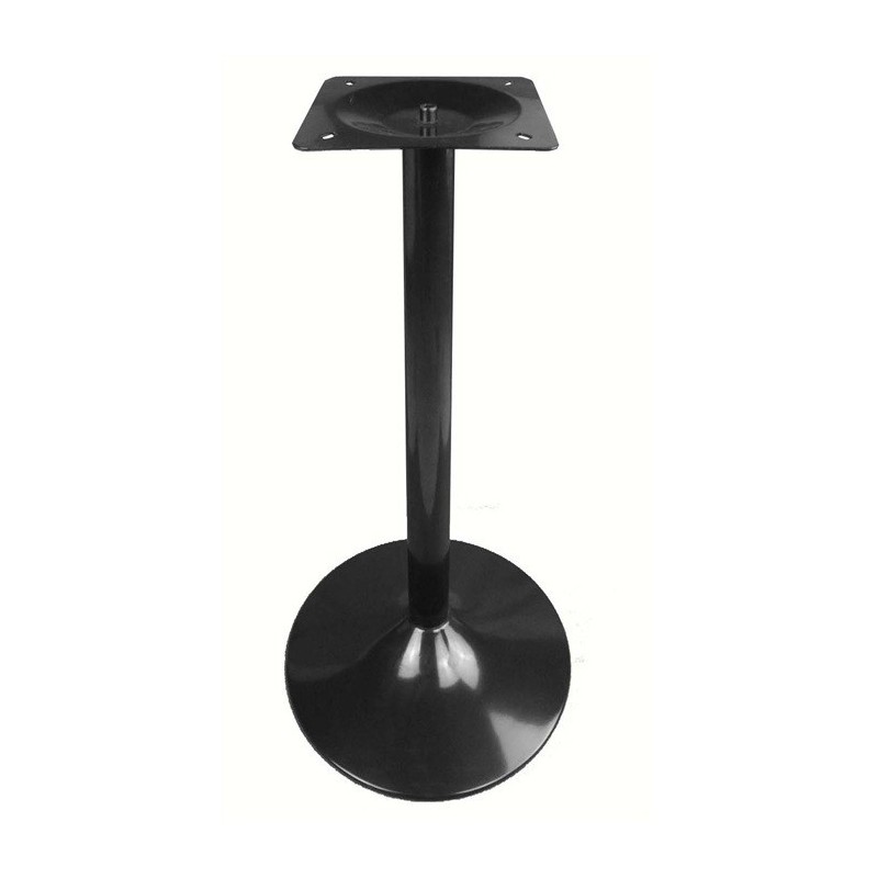 Base de plato de acero Brasil negro 110cm