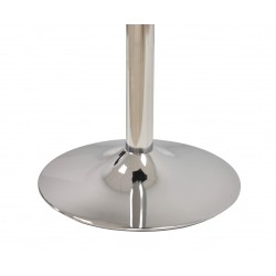 Base plato de acero cromado 73cm