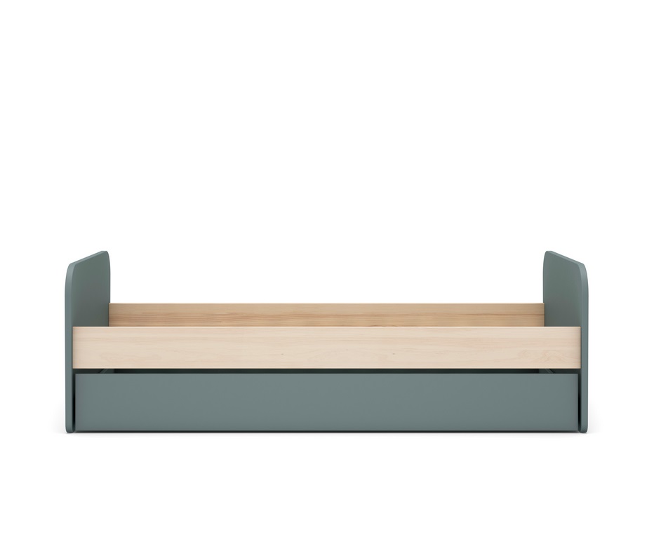 Bicama infantil Esteban madera verde kaki 200-190x90 cm