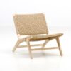 Sillon lounge madera teka enea Robin