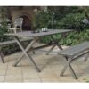 Conjunto jardin bancos y mesa Ceres