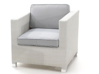 Set sofas rattan blanco Artic 5 plazas