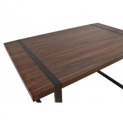 Mesa Nepal tablero de madera bilaminada acabado vintage cerezo 150x90 cm