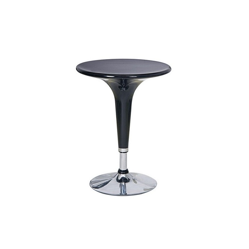 Mesa regulable en altura negro 68-90cm